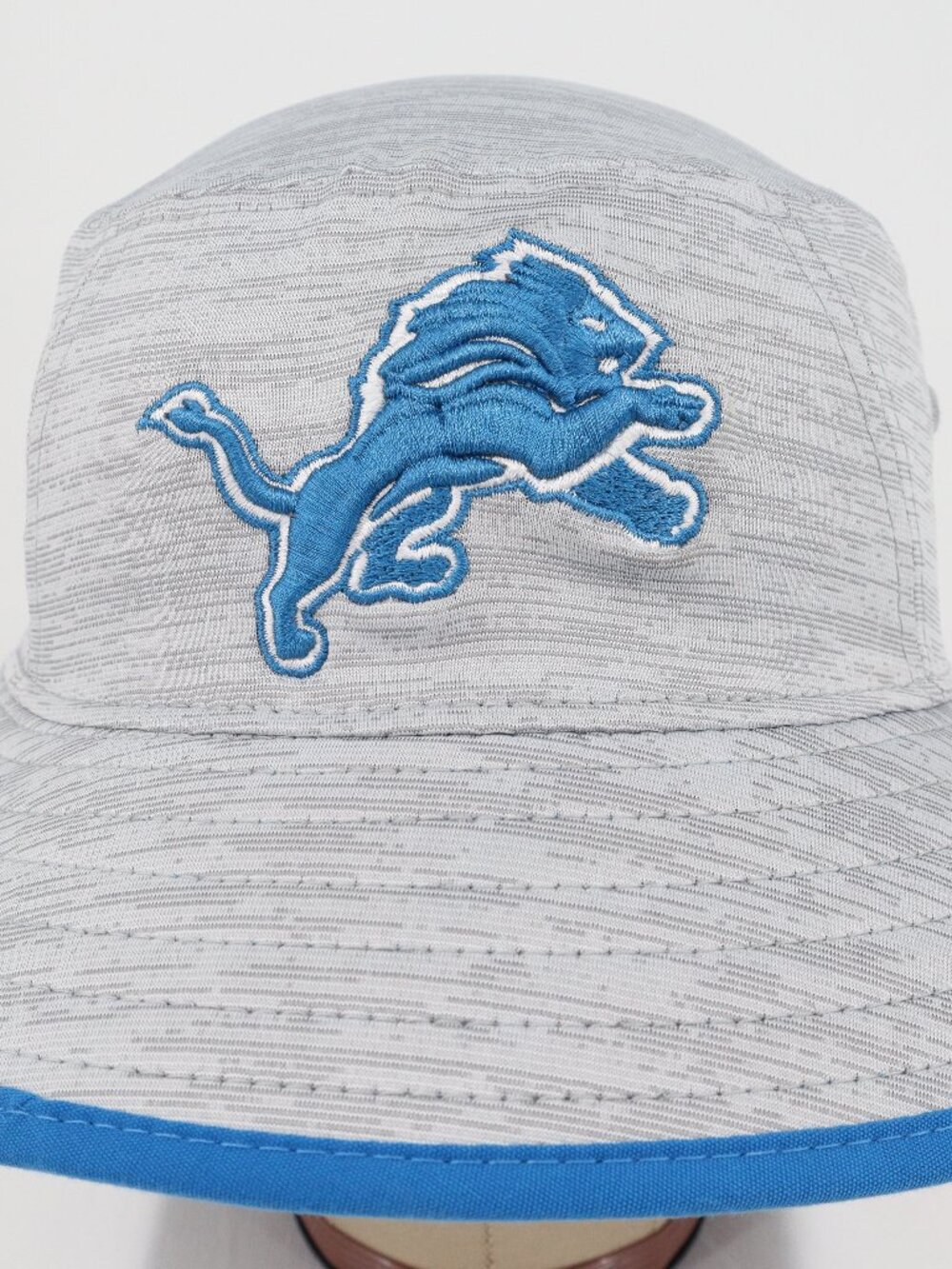 Detroit Lions New Era Digi Tech Heather Bucket Hat Honolulu Blue NFL NWOT